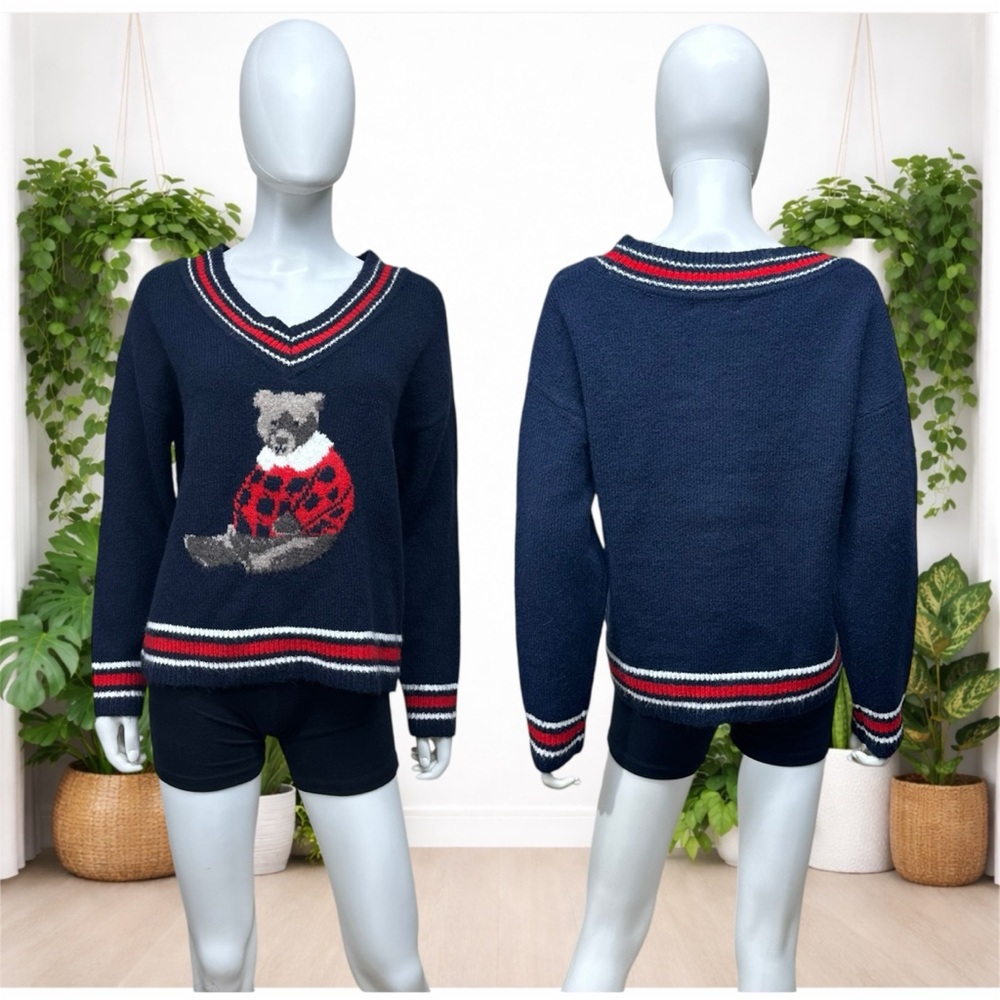 Cupcakes and Cashmere Teddy Bear Sweater & Matching Socks NWT [M16]